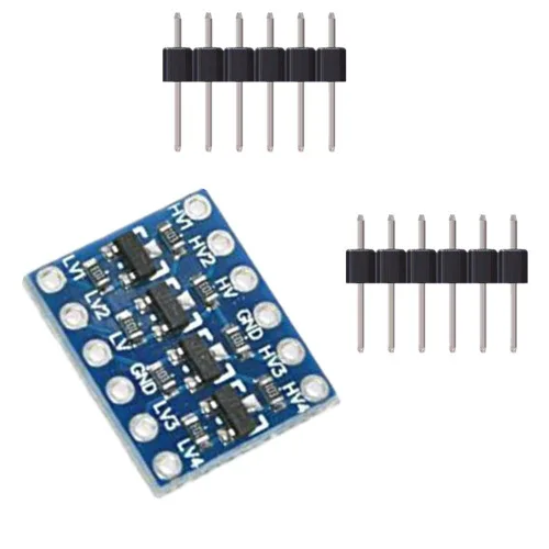 Miniatura 3 de Convertidor de nivel lógico IIC I2C, módulo bidireccional de 3,3 V a 5 V para Arduino (paquete de 10)