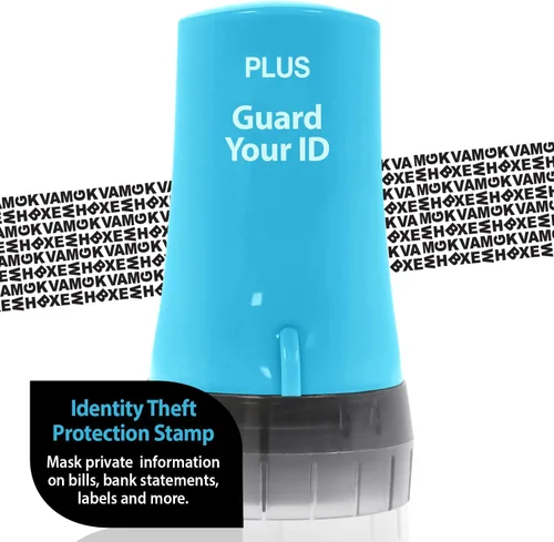 Miniatura 25 de Rodillo avanzado para prevención de robo de identidad y protección de privacidad personal de Guard Your ID, azul, estándar