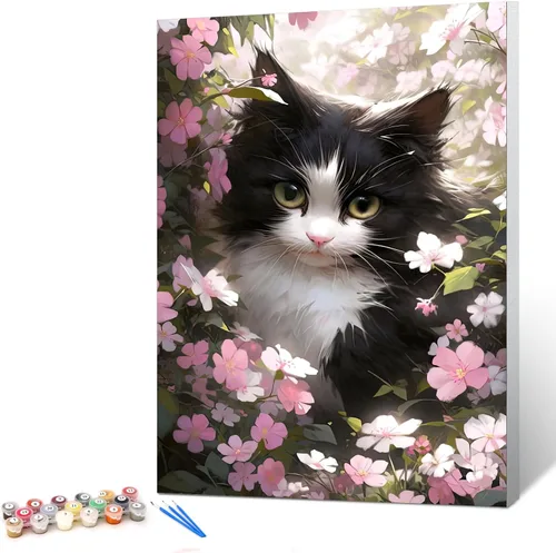 Miniatura 15 de Ginkko Kit de Pintura por Números para Adultos, Lienzo enmarcado de 12x16 pulgadas de Playa, Pinturas acrílicas no tóxicas y pinceles, Regalo