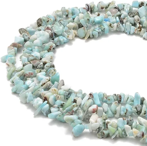 Miniatura 24 de PLTbeads Kit de pulseras de cintura de piedras preciosas curativas natrales de 0.197-0.315 in, diseño de piedras irregulares, fabricación de joyas