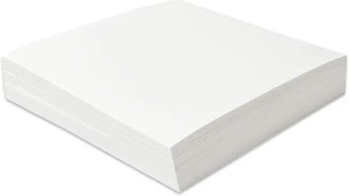 Estabilizador de Respaldo para Bordado a Máquina Desprendible - Peso Medio de 1.8 Onzas 8"x8" Se Adapta a Bastidores 4x4, 100 Hojas Precortadas por