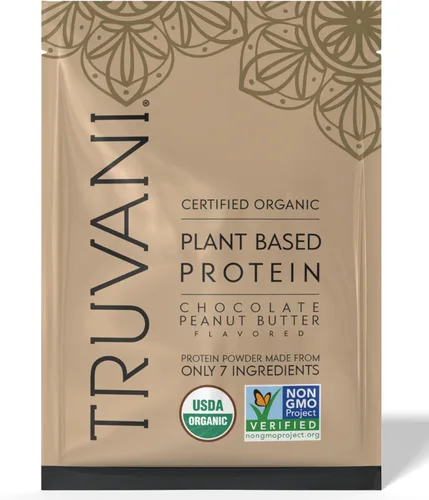 Miniatura 9 de Truvani Proteína vegana de guisante en polvo Matcha 0.71 oz de proteína orgánica a base de plantas 1 porción Keto Sin gluten y lácteos