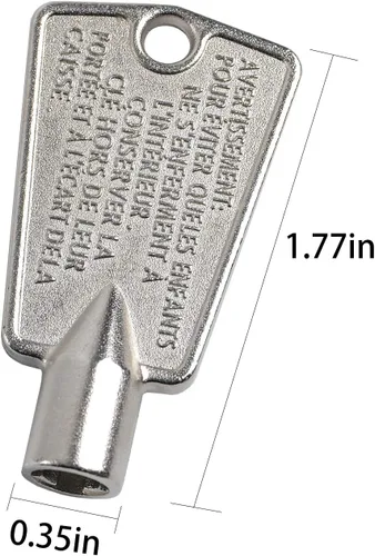 Miniatura 2 de Paquete de 3 llaves de puerta de congelador 216702900 para Frigidaire Kenmore AP4071414 PS2061565 AP2113733 AP4301346 PS1991481 06599905 08037402