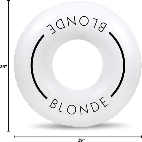 Miniatura 8 de Loteli Flotador de natación – Anillo de natación inflable minimalista estético Accesorio clásico para fiesta, sesión de fotos, diversión