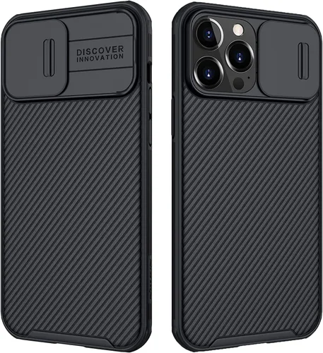 Miniatura 8 de Mangix Funda para iPhone 13 con Cubierta de Cámara, Ajuste Delgado Funda Protectora de Policarbonato Resistente a Golpes con Cubierta Deslizante