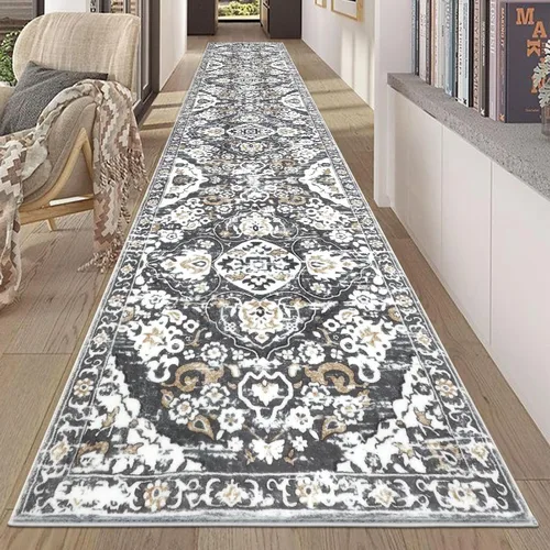 Miniatura 139 de HEBE Alfombra Pasillo 2'x10' Lavable Vintage Desgastada Alfombras de Área Antideslizante Alfombra de Lavandería Boho Alfombras de Piso para Pasillos