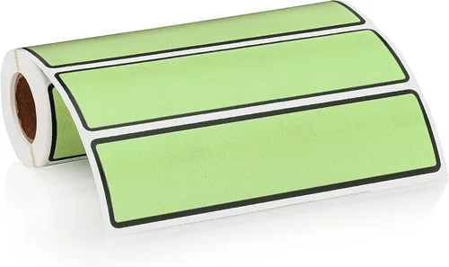 Miniatura 14 de Carstens Etiquetas adhesivas adhesivas, 5 3/8 x 1 3/8 pulgadas, etiquetas para carpetas de anillos de 1.5 a 4 pulgadas, lavanda, rollo de 200