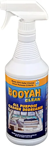 Booyah Clean Limpiador desengrasante multiusos, elimina la suciedad, las manchas, la sangre de pescado, el aceite, la grasa, las rayas negras y el