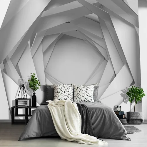 Miniatura 98 de Papel tapiz mural gris de Nueva York del Puente de Brooklyn, papel tapiz mural de paisaje urbano grande para sala de estar y dormitorio - 108"x75