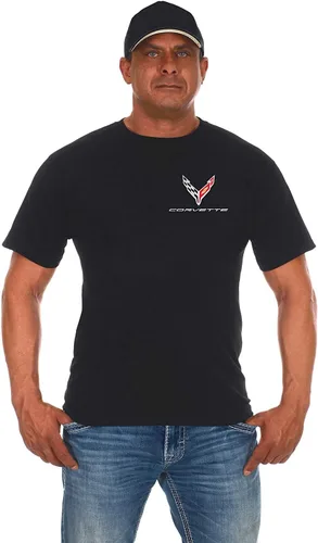 Miniatura 2 de JH DESIGN GROUP Camiseta de Corvette para Hombre C8 C7 C6 C5 C4 C3 C2 C1 Camiseta de Collage