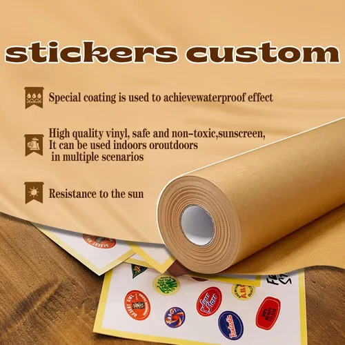 Miniatura 3 de Paquete de 150 calcomanías personalizadas para diseñar tus propias etiquetas personalizadas, calcomanías de texto, nombre, imagen y foto
