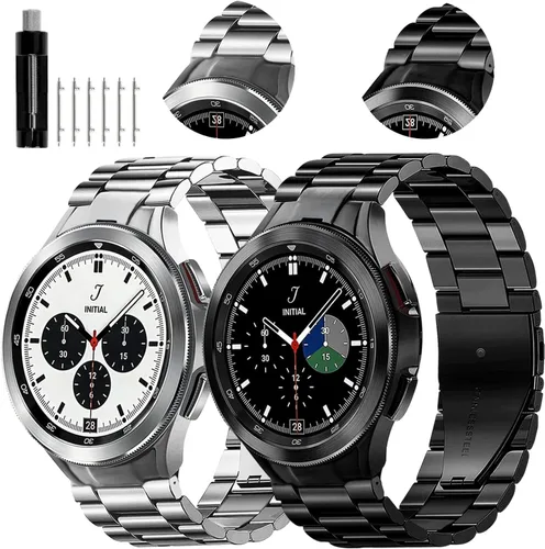 Miniatura 31 de GOLDTOLUCK No Gap Stainless Steel Band Compatible with Samsung Galaxy Watch 8 7 6 5 4 Classic FE Pro Ultra 40mm 44mm 46mm 43mm 47mm 45mm 42mm