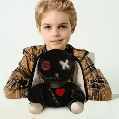 Miniatura 6 de Conejo Gótico de Peluche Conejo de Pascua de Peluche Horror Conejo de Peluche Siniestro Conejo de Peluche Loco Juguetes de Peluche
