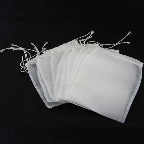 UP100 5 bolsas de nailon para colar, malla fina, sidra de vino de cerveza casera Dry Hop (12 x 18 pulgadas (ancho x alto)