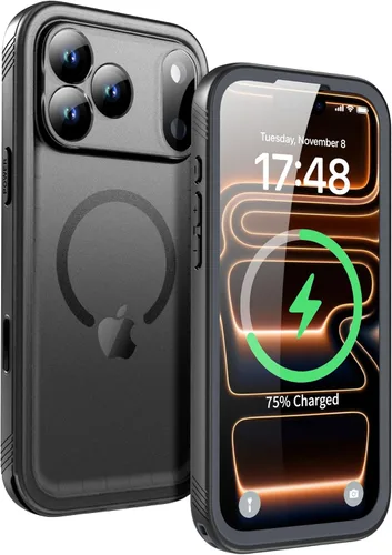 Miniatura 11 de SPORTLINK Funda para iPhone 15 Pro Max, IP68 resistente al agua, protección militar, cuerpo completo, resistente, a prueba de golpes, sellado 360, a