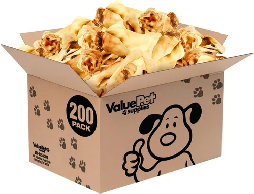 Miniatura 9 de ValueBull Orejas de vaca, varios tamaños y formas, paquete a granel de 120 unidades, golosinas naturales para perros, 100% carne de res Angus, un