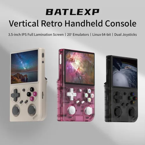 Miniatura 2 de Consola de juegos retro G350, sistema Linux RK3326 G350, consola de juegos portátil incorporada 64G TF Card 4371, pantalla IPS de 3.5 pulgadas