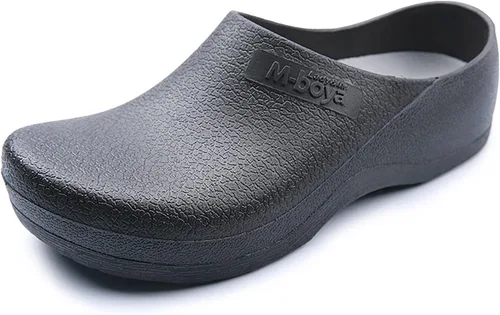 FLIOZY Zapatos de chef para hombre, antideslizantes, impermeables, zapatos de trabajo para enfermería, zapatos de jardín para hospital, jardín,