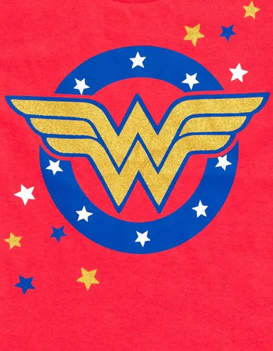 Miniatura 4 de DC Comics Liga de la Justicia Batgirl Super Girl Wonder Woman - Paquete de 3 camisetas para niños pequeños a grandes