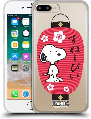 Miniatura 71 de Carcasa de gel para iPhone 7 Plus/iPhone 8 Plus, diseño de Snoopy Oriental de Peanuts, Badges
