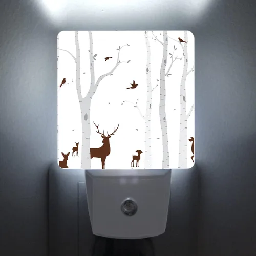 Miniatura 8 de Luz nocturna enchufable con sensor inteligente del atardecer al amanecer, luz nocturna LED blanca para dormitorio, baño, cocina, pasillo, escaleras