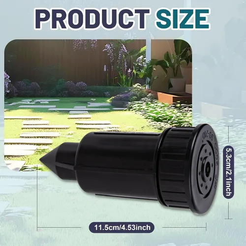 Miniatura 3 de Meejune Hide a Key Outside Rociador - Soporte impermeable para llaves al aire libre para jardín, patio (negro)