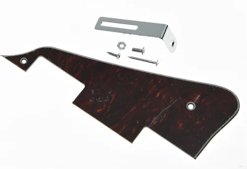 Miniatura 24 de KAISH Golpeador de guitarra LP blanco envejecido de 3 capas con soporte cromado para Epiphone Les Paul