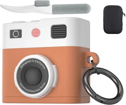 Miniatura 51 de Valkit Funda protectora resistente 2 en 1 para Airpods, a prueba de golpes, funda de Air Pod 2 para hombres y mujeres, con llavero para iPod Skin