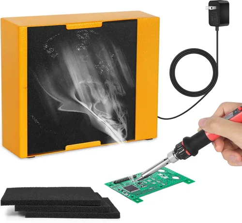 Extractor de humos de soldadura, removedor de humos, absorbente de prevención de humo, ventilador de soldadura de 12 V, ventilador de trabajo de