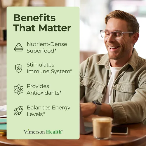 Miniatura 2 de Cápsulas orgánicas de espirulina y clorella, cápsulas de espirulina con polvo de clorella para apoyo inmunológico, antioxidante y energético.