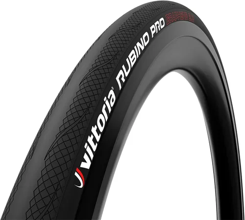 Vittoria Rubino Pro - Neumático para bicicleta de carretera tipo tubo, grafeno 3C para resistencia mínima, carcasa de nailon de 150 TPI para una