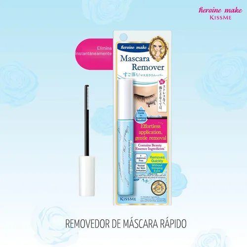 Miniatura 2 de Heroine Make by KissMe Speedy Removedor de Rímel, Removedor de Maquillaje de Ojos Suave para Rímel a Prueba de Agua, Limpiador de Acción Rápida y No