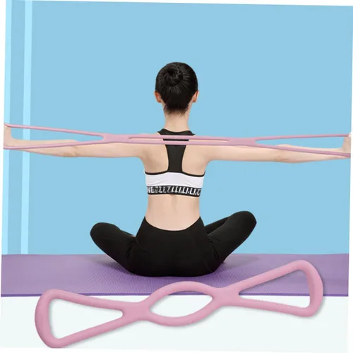 Miniatura 5 de Beaupretty 3 bandas de resistencia de yoga de alta elasticidad, correas de entrenamiento de estiramiento creativo para entrenamiento de fuerza