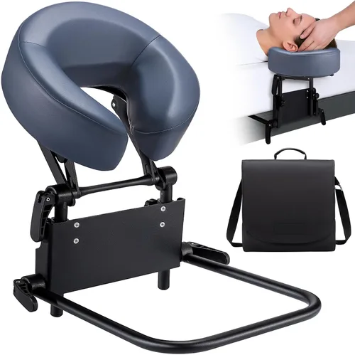 Miniatura 10 de Kit de masaje para la parte superior del colchón para el hogar, reposacabezas de masaje universal para cama, altura ajustable de hasta 14.5