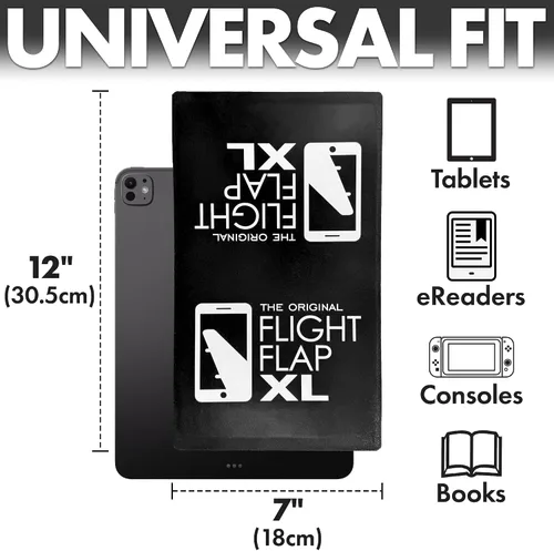 Miniatura 6 de Flight Flap Soporte flexible para tablet de avión, soporte flexible para teléfono celular y tableta, extra grande de 12 x 7 pulgadas, soporte