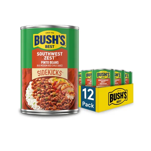 Miniatura 10 de BUSH'S BEST Latas de Garbanzos Rústicos de la Toscana de 15.5 oz, fuente de proteína vegetal y fibra, bajas en grasa, sin gluten, (paquete de 12)