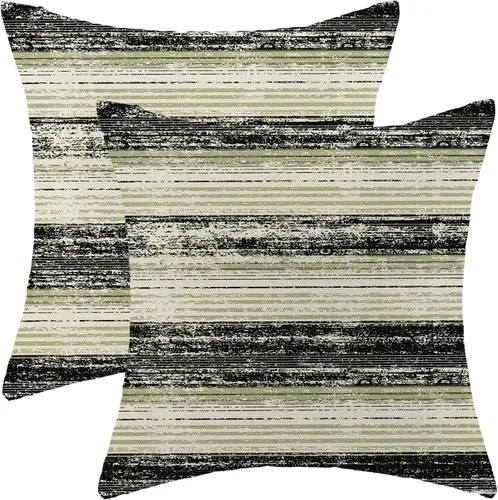 Miniatura 33 de Fundas de Almohada con Estampado de Antílope 16x16 Pulgadas Paquete de 2, Fundas de Almohada Decorativas con Estampado de Piel de Animal Marrón