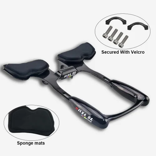 Miniatura 2 de Barras Aero de clip para bicicleta de carretera RXL SL Manillar ajustable TT Manillar de bicicleta Aero Barras TT Extensor de manillar