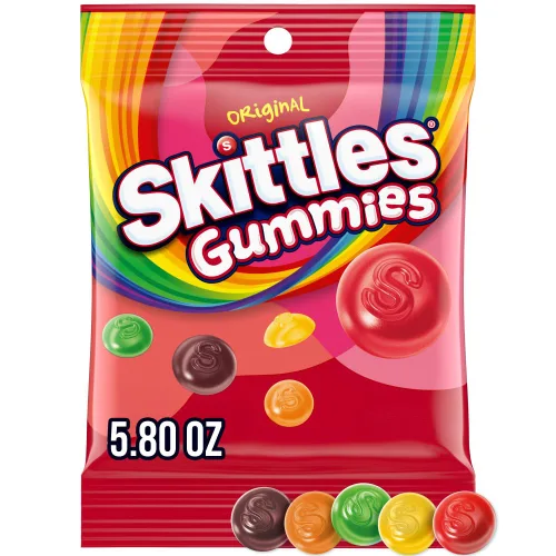 Skittles - Bolsa de gomitas de caramelo, original, 5.8 onzas