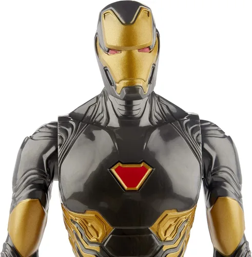 Miniatura 4 de Marvel Avengers Titan Hero Series Blast Gear Iron Man figura de acción, juguete de 12 pulgadas, inspirado en el universo Marvel para niños a partir