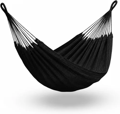 Miniatura 9 de Hamaca para 1-2 personas, capacidad de 475 libras, hamaca mexicana tejida a mano, 100% algodón suave, hamaca maya de 9.8 pies para patio, patio