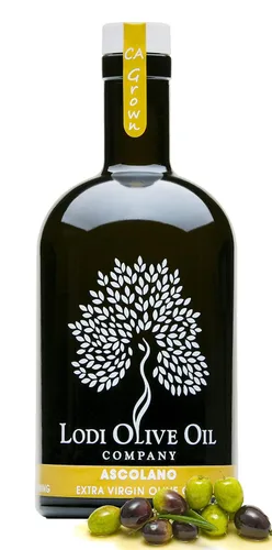 Lodi Ascolano - Aceite de oliva virgen extra – Aceite de oliva de California Premium – Aceite de oliva ascolano gourmet – Aceite de oliva puro