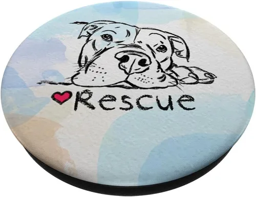 Miniatura 2 de Pitbull Mom Pitbull Dad Best Pitbull Mama Dog Rescuer PopSockets intercambiables PopGrip
