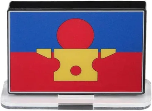 Bandai Toys - Gundam - Símbolo de la Liga de la Reforma Humana, soporte de exhibición de acrílico con logotipo Símbolo de la Liga de la Reforma