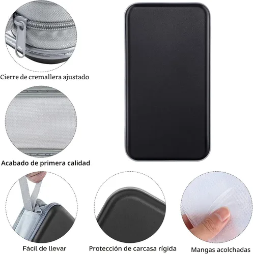 Miniatura 2 de Siveit Estuche para CD, Soporte para Estuche de DVD con Capacidad para 96 Discos de Plástico Duro, Estuches para Discos CD DVD, Carpeta Billetera