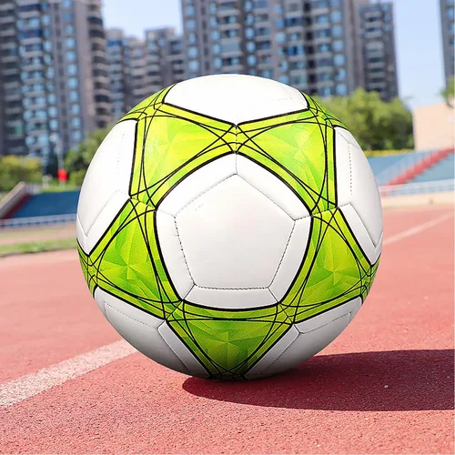 Miniatura 8 de Balón de fútbol tamaño 3,4,5 PU suave para práctica de entrenamiento, regalo para niños y niñas, viene con bomba y aguja