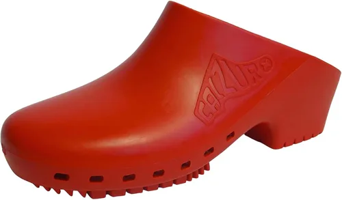 Miniatura 11 de CALZURO Zuecos de Trabajo Clásicos Sin Agujeros - Zuecos de Enfermería Unisex - Zapatos Antideslizantes - Zapatos de Cocina de Goma Autoclavables