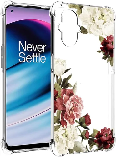 Miniatura 3 de Funda para OnePlus Nord N20 5G, para OnePlus N20 Funda transparente para niñas y mujeres, TPU suave a prueba de golpes, funda protectora