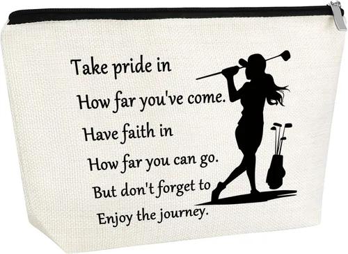 Miniatura 9 de Bolsa de maquillaje para la temporada de regreso a clases, regalo de agradecimiento para los amantes del golf, miembros del entrenador