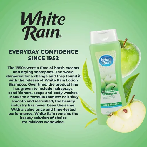 Miniatura 6 de White Rain Champú hidratante, flor de manzana, 15 onzas líquidas, verde (29972)